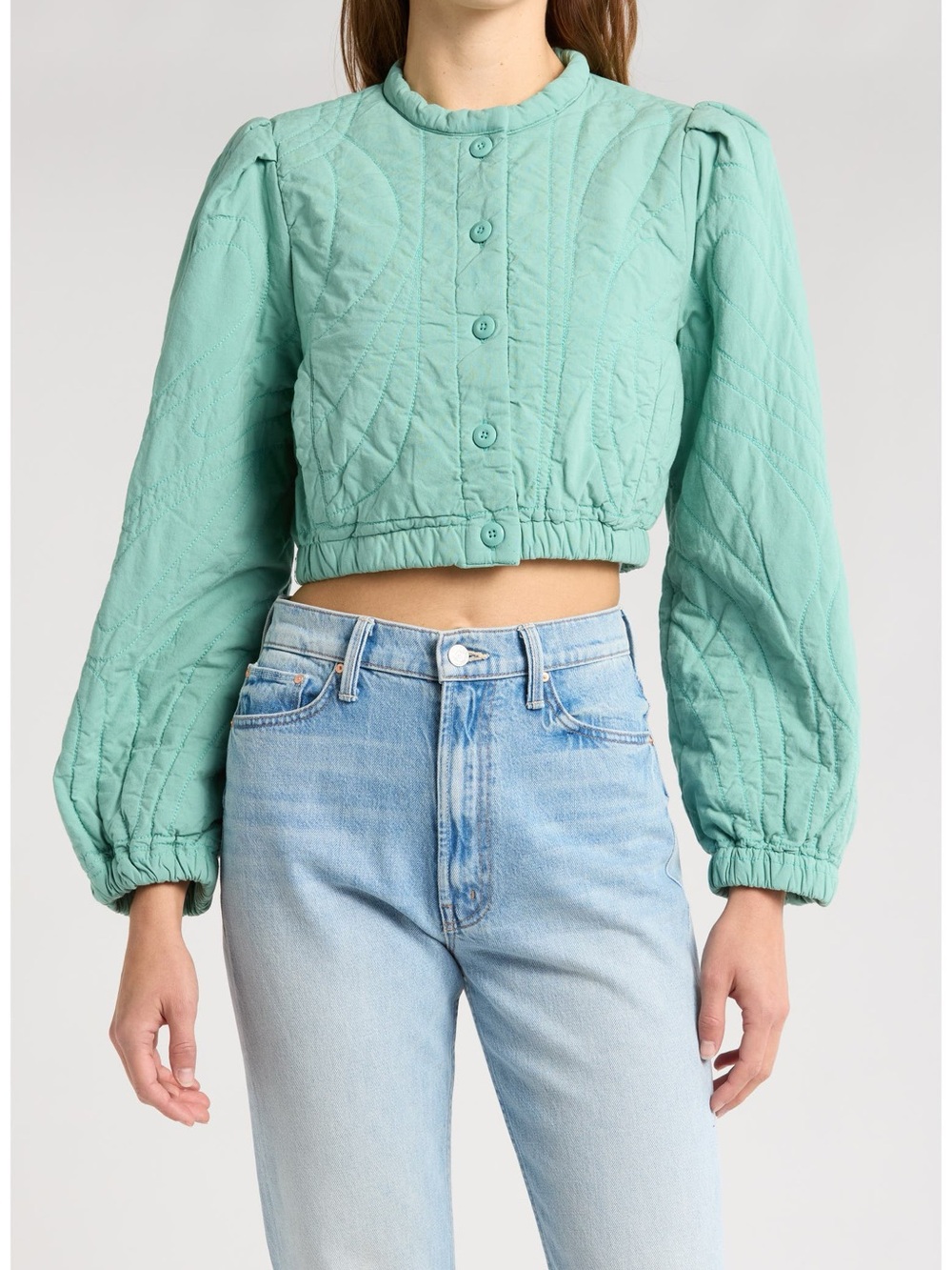 MOTHER The Rough Puff Quilted Jacket size S
